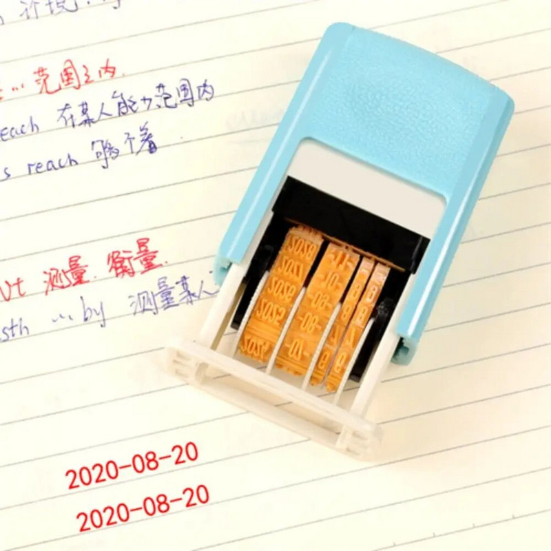 „Pasidaryk pats“ sąskaitos datos antspaudai Antspaudavimas Automatinis rašalo grąžinimas Mini savaime rašalo rašalo antspaudai, skirti biuro reikmenims Datos rato antspaudas