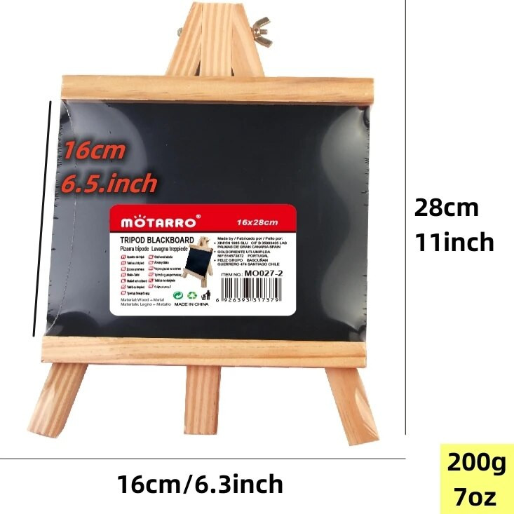 6 colių kreidinė lenta su mediniais stovais Pranešimų etikečių lenta Didelė mažų pranešimų lenta Vestuvių vakarėlio dekoro papuošalai Atmintinių rekvizitai