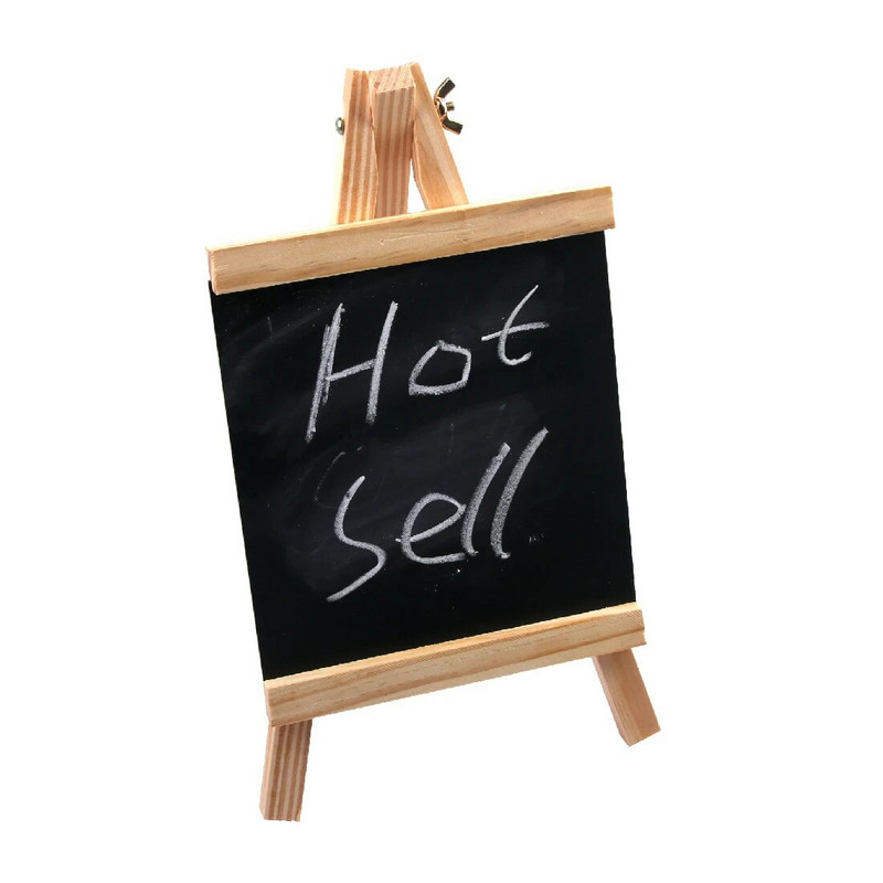 6 colių kreidinė lenta su mediniais stovais Pranešimų etikečių lenta Didelė mažų pranešimų lenta Vestuvių vakarėlio dekoro papuošalai Atmintinių rekvizitai