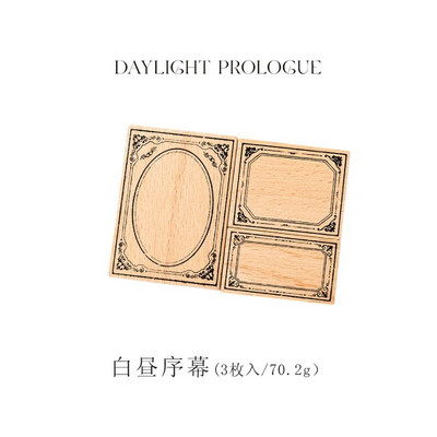 Kortelių mylėtojas 3/4 vnt. [Baroko fantazijos serija] Senovinis žurnalo antspaudas Medinis / guminis antspaudas Scrapbooking įrankiai Mokyklos biuro raštinės reikmenys