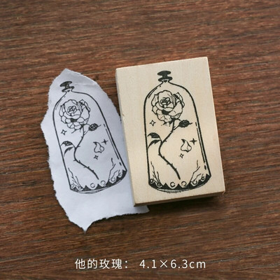 Vintage Σειρά Little Prince Ξύλινες σφραγίδες από καουτσούκ Ζεστό παραμύθι Planet Scrapbooking Bullet Journaling Αξεσουάρ Χαρτικά