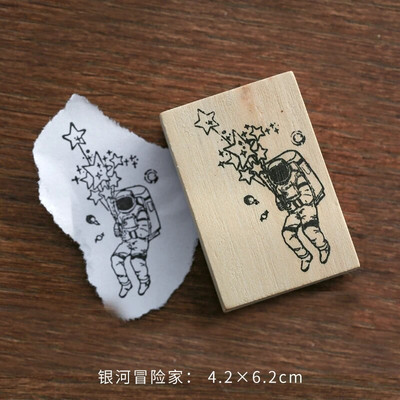 Vintage Σειρά Little Prince Ξύλινες σφραγίδες από καουτσούκ Ζεστό παραμύθι Planet Scrapbooking Bullet Journaling Αξεσουάρ Χαρτικά