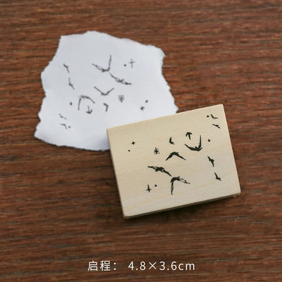 Vintage Σειρά Little Prince Ξύλινες σφραγίδες από καουτσούκ Ζεστό παραμύθι Planet Scrapbooking Bullet Journaling Αξεσουάρ Χαρτικά