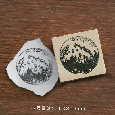 Vintage Σειρά Little Prince Ξύλινες σφραγίδες από καουτσούκ Ζεστό παραμύθι Planet Scrapbooking Bullet Journaling Αξεσουάρ Χαρτικά