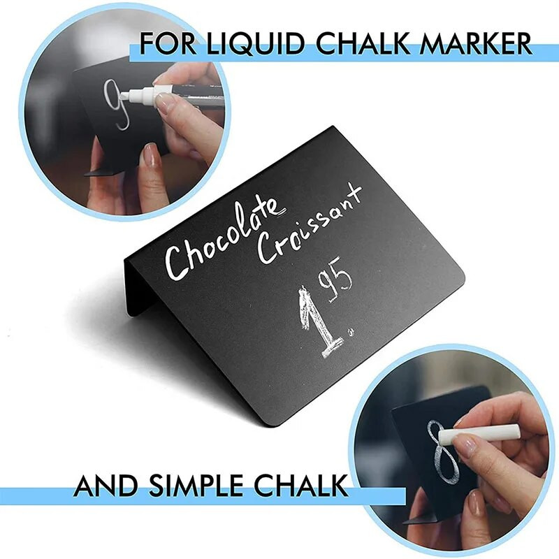 Ženklai Lenta Ženklai Maistas Mini lenta Švediškas stalas Vakarėlis Lentelės Etiketės Pranešimas Lenta Kreida Lentelė Rodyti Kaina Stalviršis