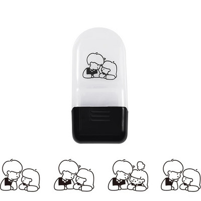 Μοτίβο κινουμένων σχεδίων Rolling Stamp Flower DIY Creative Seal Graffiti Εγχειρίδιο DIY Roller Lace Decoration Stationery Journal Supplies