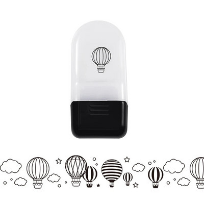 Μοτίβο κινουμένων σχεδίων Rolling Stamp Flower DIY Creative Seal Graffiti Εγχειρίδιο DIY Roller Lace Decoration Stationery Journal Supplies