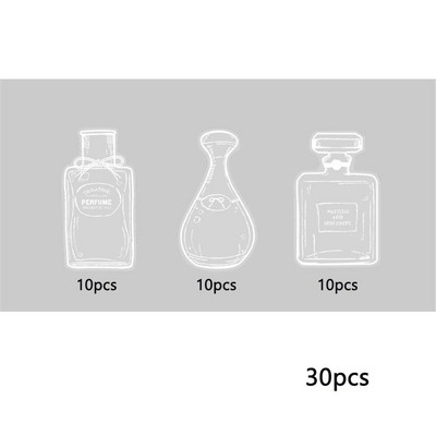 30 vnt. skaidrių džiovintų gėlių žymės „pasidaryk pats“ rankų darbo knygų ženklai stiklinių indų lipdukai gėlių puslapių spaustukai be gėlių raštinės reikmenų