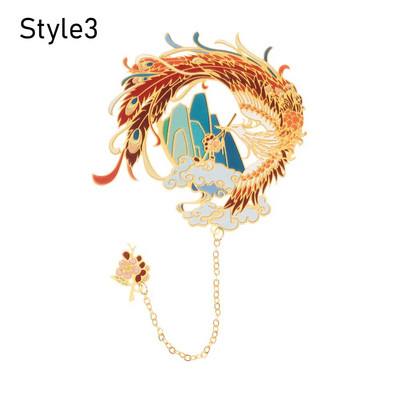 Kinietiško stiliaus žalvaris Žymė kutais pakabukas Retro knygos segtukas Metalinis puslapių žymėjimas studentams Dovanų raštinės reikmenys Mokykliniai biuro reikmenys