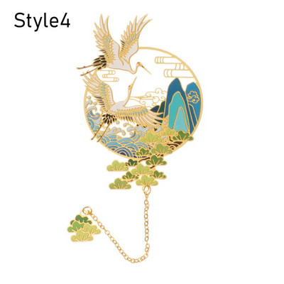 Kinietiško stiliaus žalvaris Žymė kutais pakabukas Retro knygos segtukas Metalinis puslapių žymėjimas studentams Dovanų raštinės reikmenys Mokykliniai biuro reikmenys