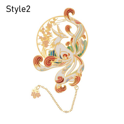 Kinietiško stiliaus žalvaris Žymė kutais pakabukas Retro knygos segtukas Metalinis puslapių žymėjimas studentams Dovanų raštinės reikmenys Mokykliniai biuro reikmenys