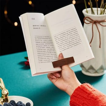 Hot Wooden Thumb Bookmark One Hand Reading Thumb Book Support Βιβλίο βάσης σελίδας για λάτρεις βιβλίων γραφείου Εργαλεία βοηθημάτων γρήγορης ανάγνωσης