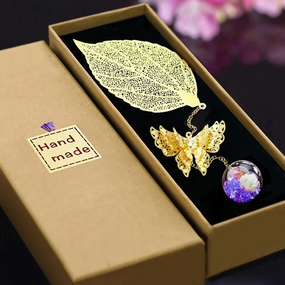 1 tk ilusad järjehoidja kirjatarbed, tasuta kohaletoimetamine 2022. aasta kooliõpetajate tänukingitused Hiina stiilis messingist sulgedega raamatumärkide auhind