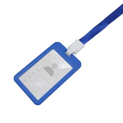 Κάτοχος κάρτας 1 τμχ Όνομα ταυτότητας Κάλυμμα κάρτας εργασίας Κάτοχοι κάρτας εργασίας Σήμα ταυτότητας εργασίας με θήκη για κάρτα με κορδόνι