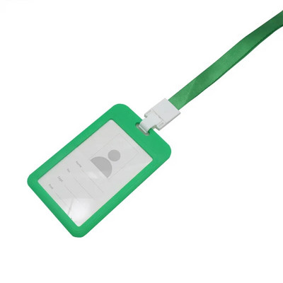 Κάτοχος κάρτας 1 τμχ Όνομα ταυτότητας Κάλυμμα κάρτας εργασίας Κάτοχοι κάρτας εργασίας Σήμα ταυτότητας εργασίας με θήκη για κάρτα με κορδόνι