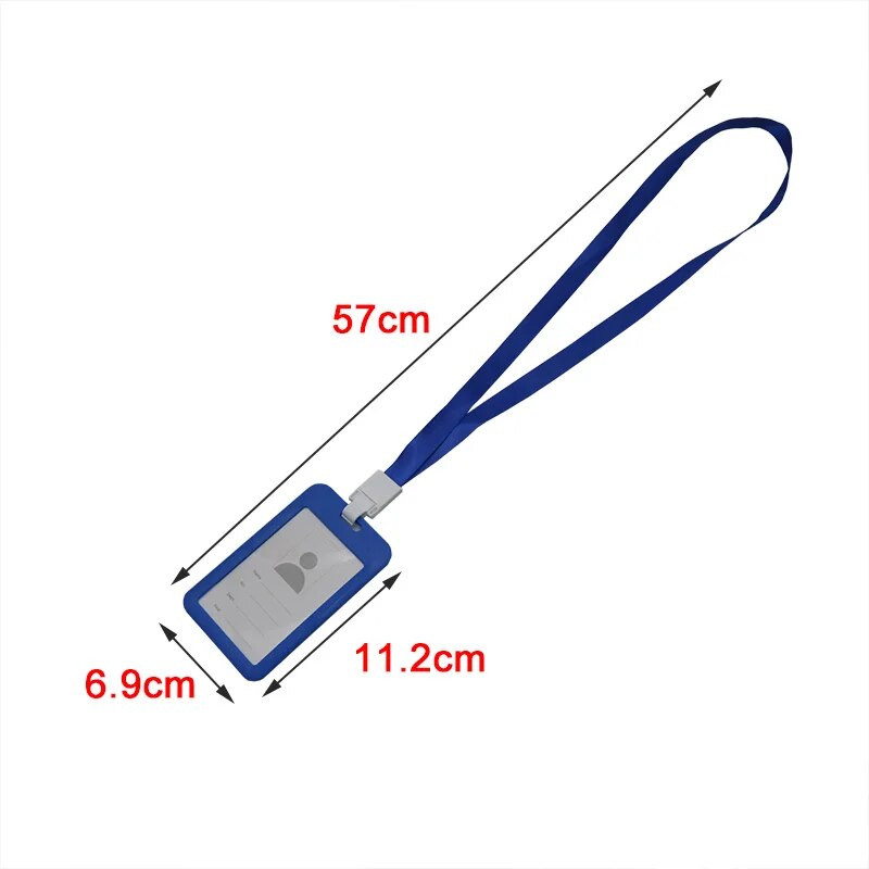 Κάτοχος κάρτας 1 τμχ Όνομα ταυτότητας Κάλυμμα κάρτας εργασίας Κάτοχοι κάρτας εργασίας Σήμα ταυτότητας εργασίας με θήκη για κάρτα με κορδόνι