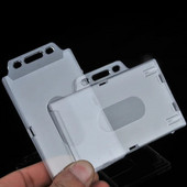 1 tk plastikust ID-kaardi märgihoidja Üliõpilastöötaja töö ID hoidik ärinäituse jaoks Kontoritarvete õdede tarvikud