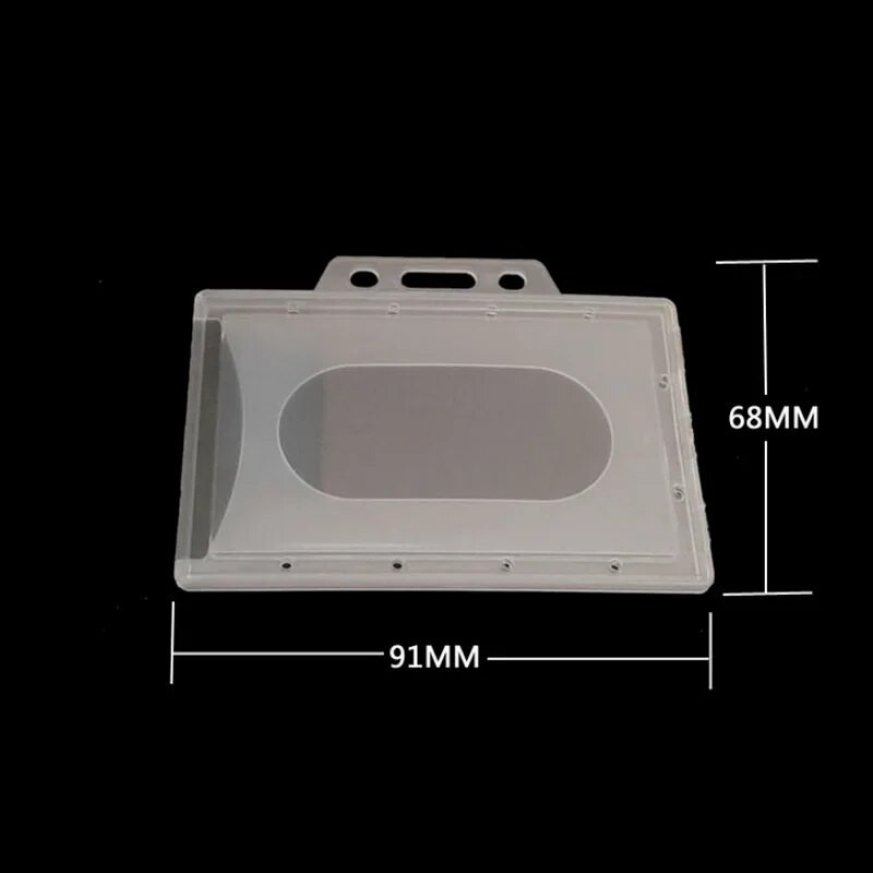 1 tk plastikust ID-kaardi märgihoidja Üliõpilastöötaja töö ID hoidik ärinäituse jaoks Kontoritarvete õdede tarvikud