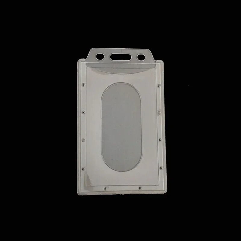 1 tk plastikust ID-kaardi märgihoidja Üliõpilastöötaja töö ID hoidik ärinäituse jaoks Kontoritarvete õdede tarvikud