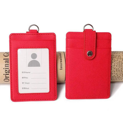 Paelad ID märgihoidja nahast bussipileti ümbris, meeste naiste panga krediitkaardi hoidja rihma kaardihoidja