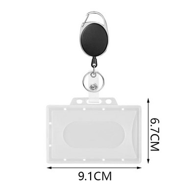 1 tk ID silt Töötajate tööpassi kaardi omanik Ettevõtte töötaja nime märkide hoidja õe isikutunnistuse hoidja kaardi ümbrise kaane tarvikud