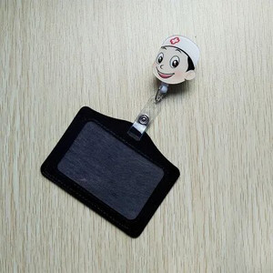 1 σετ PU Δερμάτινη θήκη για καρτούν με σήμα καρτούν Hospital Medical Workers Κάρτα εργασίας Όνομα θήκη κάρτας για νοσηλευτές γιατρούς