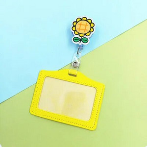 1 σετ PU Δερμάτινη θήκη για καρτούν με σήμα καρτούν Hospital Medical Workers Κάρτα εργασίας Όνομα θήκη κάρτας για νοσηλευτές γιατρούς