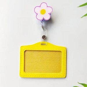 1 σετ PU Δερμάτινη θήκη για καρτούν με σήμα καρτούν Hospital Medical Workers Κάρτα εργασίας Όνομα θήκη κάρτας για νοσηλευτές γιατρούς