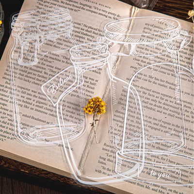 20 τμχ Διαφανείς σελιδοδείκτες αποξηραμένου λουλουδιού Πατημένο σελιδοδείκτη λουλουδιών Διακοσμητικά αυτοκόλλητα Διακοσμητικά αυτοκόλλητα λευκώματος Αυτοκόλλητα γυαλικά