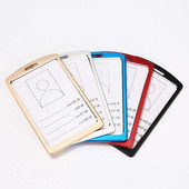 Alumiiniumisulamist kaardihoidja kaelapaela märgirull Kontoriettevõtte personali töötajad krediit-ID-kaardi märgihoidja äritarbed