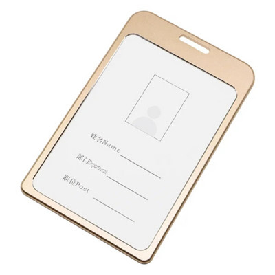 Alumiiniumisulamist kaardihoidja kaelapaela märgirull Kontoriettevõtte personali töötajad krediit-ID-kaardi märgihoidja äritarbed