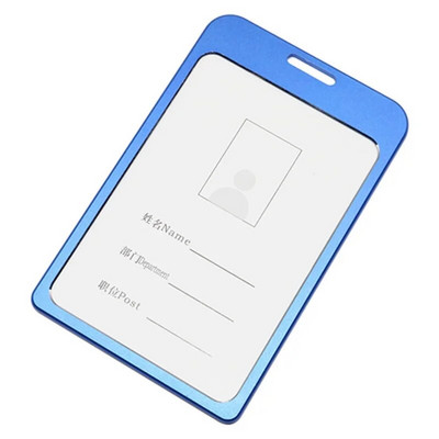 Alumiiniumisulamist kaardihoidja kaelapaela märgirull Kontoriettevõtte personali töötajad krediit-ID-kaardi märgihoidja äritarbed