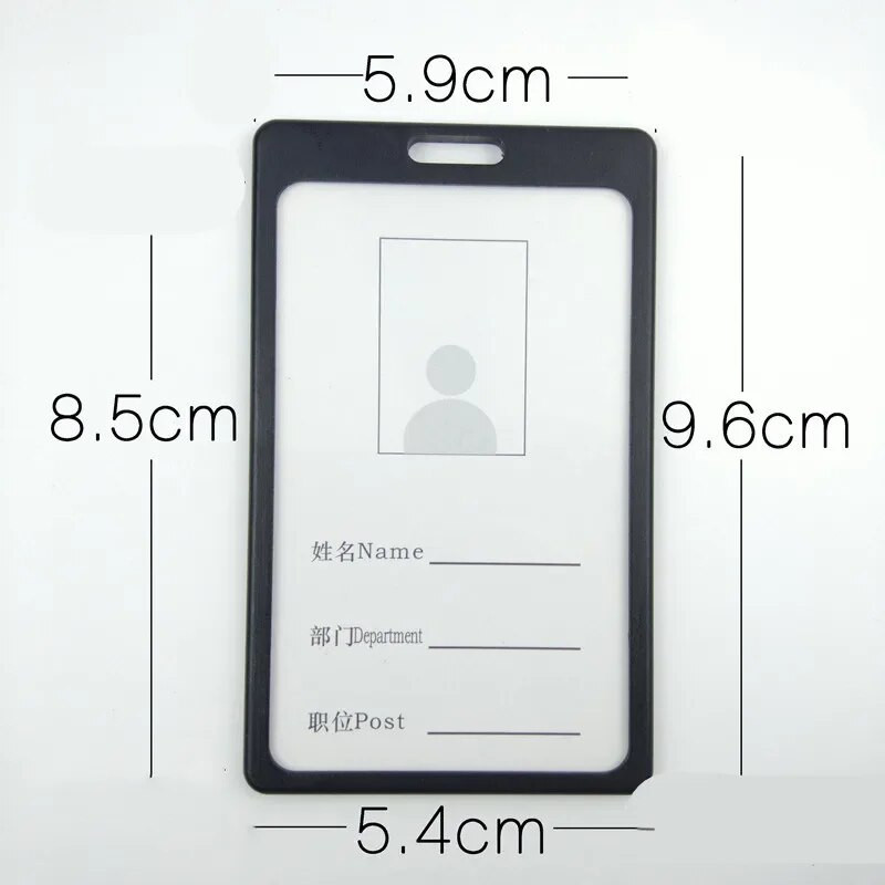 Alumiiniumisulamist kaardihoidja kaelapaela märgirull Kontoriettevõtte personali töötajad krediit-ID-kaardi märgihoidja äritarbed