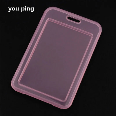 Augstas kvalitātes caurspīdīga krāsu karte Sievietes Vīrieši Studentu autobusu kartes žetonu turētājs Kredītkartes Bankas ID karte Skolas piederumi