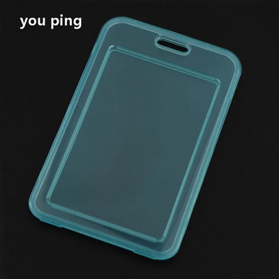 Augstas kvalitātes caurspīdīga krāsu karte Sievietes Vīrieši Studentu autobusu kartes žetonu turētājs Kredītkartes Bankas ID karte Skolas piederumi