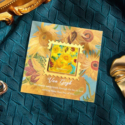 Metallist päevalilleõlimaal Järjehoidja Lisa raamatuklambrid Raamatulehehoidik Raamatulehe marker Lapsed Õpilased Õpetajad Kirjatarbed Kingitus