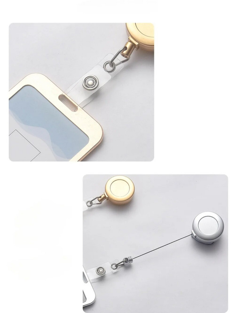 Ettevõtte töötaja silt Alumiiniumisulamist märkide hoidik kontoritöötajatele ID-kaart Tühjenda pääse Nimi Töö Mandaat Varrukas Riputa Pael