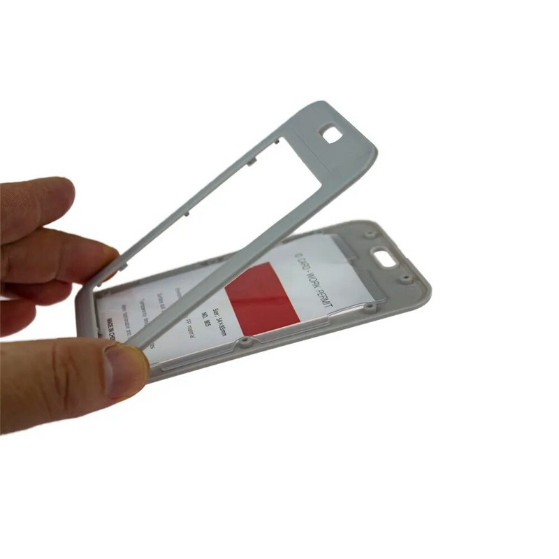 Värviline ID-kaardi hoidik Paelapael Märgihoidja nimi Identifitseerimisvarrukas Kahekordne läbipaistev äriekspositsioon Kontori koolirihm kaela riputus