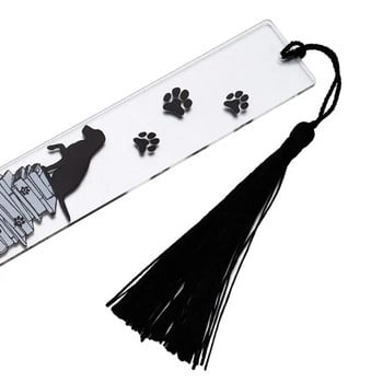 Dog Inspirational Acrylic Bookmark Book Holder Page Creative Bookmark Bookmark Clip Inspiration page Marker Ευχαριστώ Δώρο Δάσκαλου