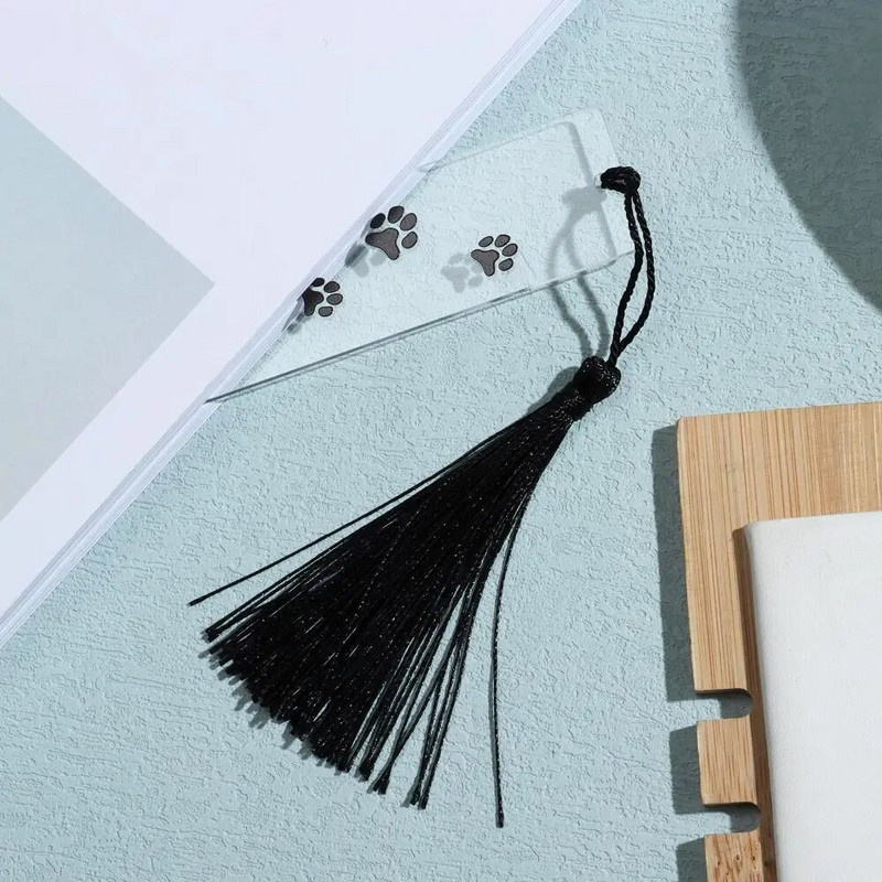 Šunų įkvepiantis akrilinis žymių knygos puslapių laikiklis Kūrybinis žymų knygos klipas Įkvepiantis puslapio žymeklis Ačiū mokytojui, dovana