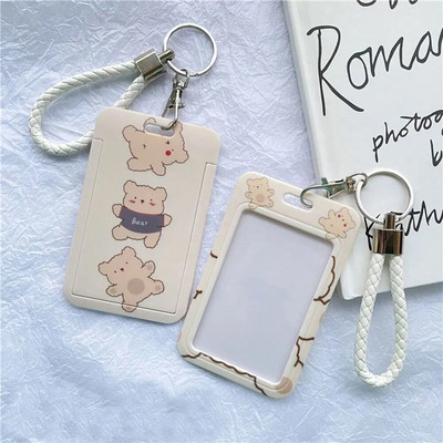 Γυναικεία ανδρική θήκη επαγγελματικής κάρτας Cartoon Χαριτωμένα Κάτοχοι πιστωτικών καρτών Κάτοχοι πιστωτικών καρτών Τραπεζικής ταυτότητας Κάτοχοι σήματος κάρτας Μανίκι Κάλυμμα κάρτας φοιτητικού λεωφορείου