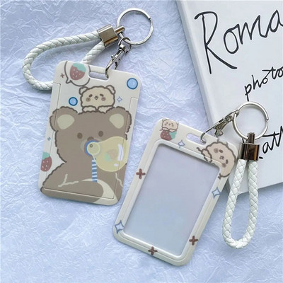 Γυναικεία ανδρική θήκη επαγγελματικής κάρτας Cartoon Χαριτωμένα Κάτοχοι πιστωτικών καρτών Κάτοχοι πιστωτικών καρτών Τραπεζικής ταυτότητας Κάτοχοι σήματος κάρτας Μανίκι Κάλυμμα κάρτας φοιτητικού λεωφορείου