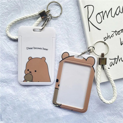 Γυναικεία ανδρική θήκη επαγγελματικής κάρτας Cartoon Χαριτωμένα Κάτοχοι πιστωτικών καρτών Κάτοχοι πιστωτικών καρτών Τραπεζικής ταυτότητας Κάτοχοι σήματος κάρτας Μανίκι Κάλυμμα κάρτας φοιτητικού λεωφορείου