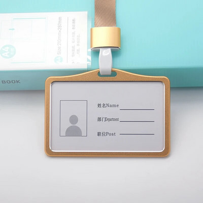 Suport metalic pentru carduri cu șnur pentru card de autentificare