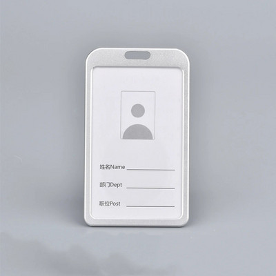 Suport metalic pentru carduri cu șnur pentru card de autentificare
