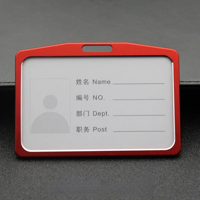 Suport metalic pentru carduri cu șnur pentru card de autentificare