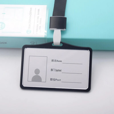 Suport metalic pentru carduri cu șnur pentru card de autentificare