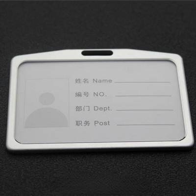 Suport metalic pentru carduri cu șnur pentru card de autentificare