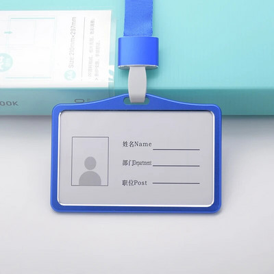 Suport metalic pentru carduri cu șnur pentru card de autentificare