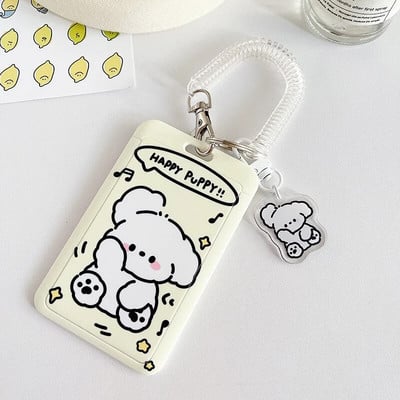 INS Cartoon Θήκη φωτογραφικής κάρτας Χαριτωμένο Ζώο ID Τράπεζα Πιστωτική θήκη Τσάντα Κρεμαστό Idol Φωτογραφία Κάρτα μανίκια Σχολική γραφική ύλη